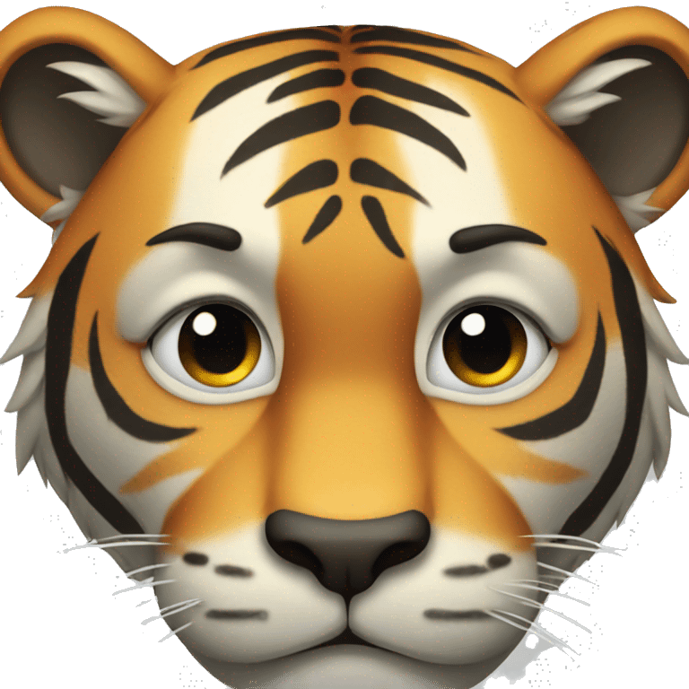 crying tiger emoji