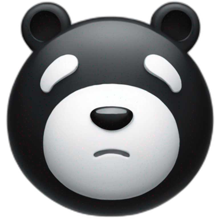 Monokuma dnganronpa smiling emoji