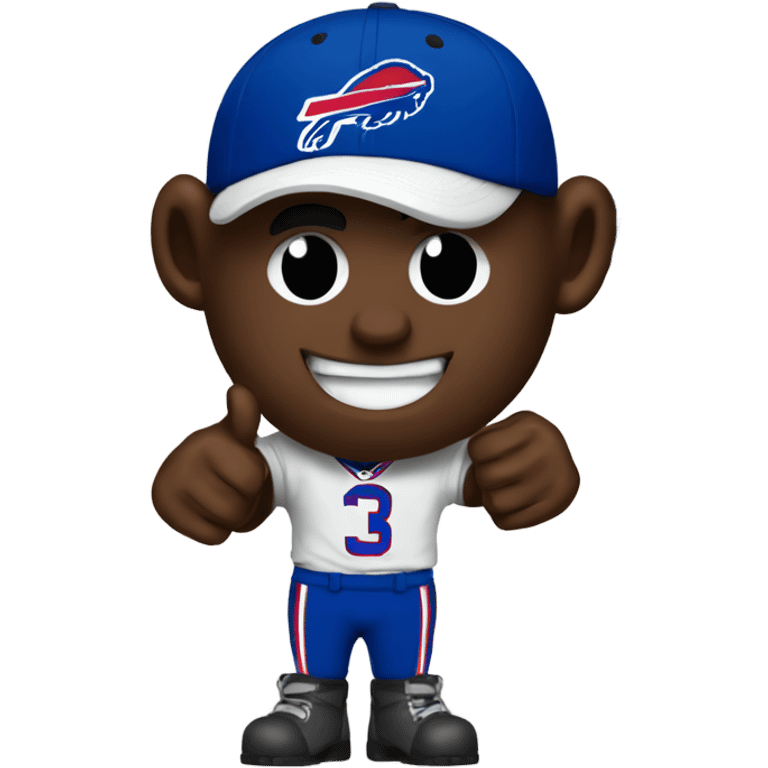 Buffalo Bills themed thumbs up emoji