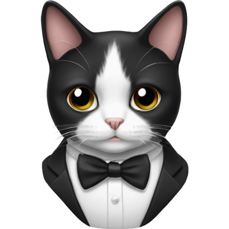 tuxedo cat emoji