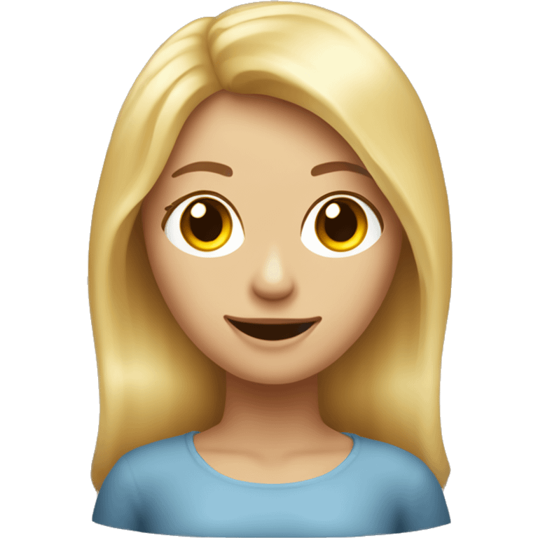 Een 19 jarige vrouw met middel lang blond haar met wijngas emoji