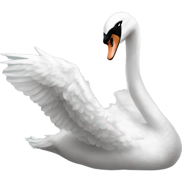 White swan emoji