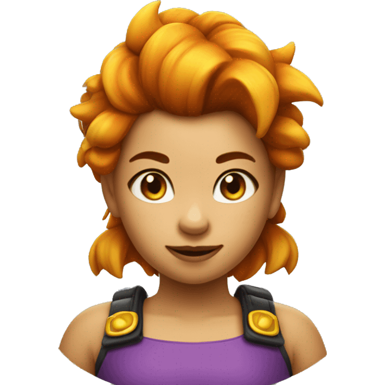 girl that looks like bowser emoji