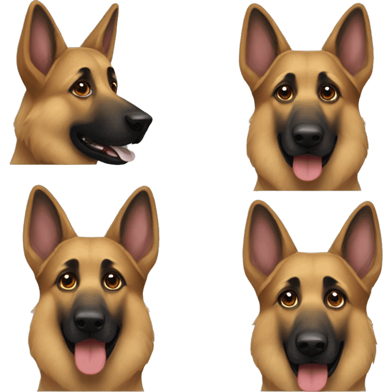 german shepherd  emoji