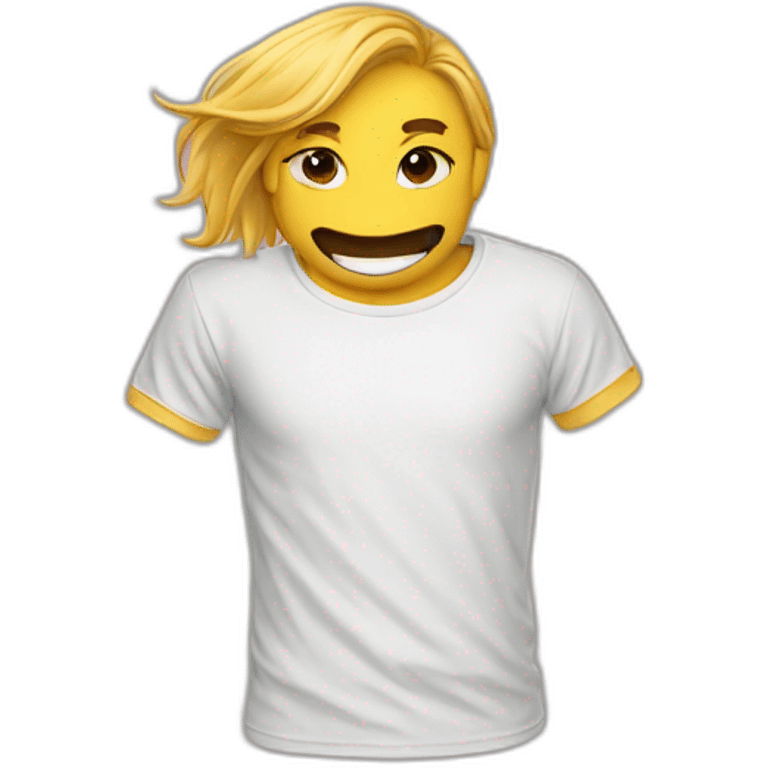 tee-shirt avec des bisous dessus emoji