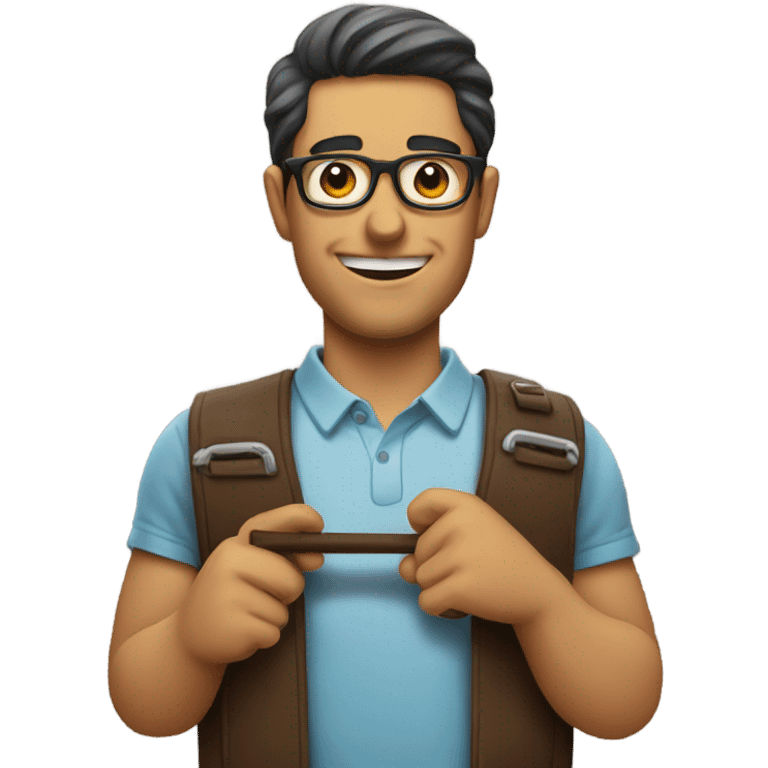 guy with geekbar emoji