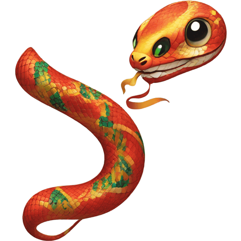 Snake Lunar New Year emoji