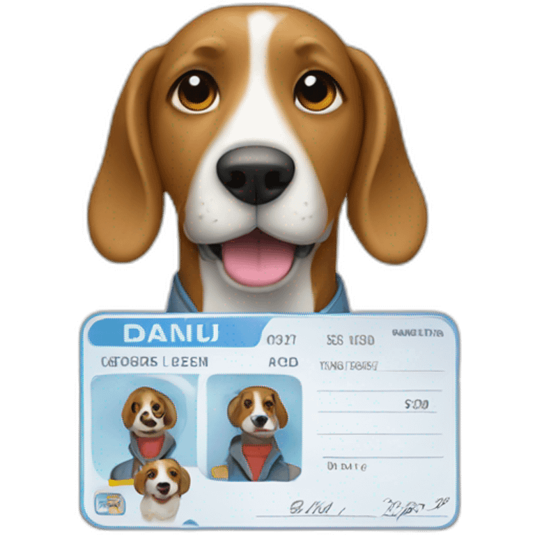 dog-getting-his-driver-license emoji