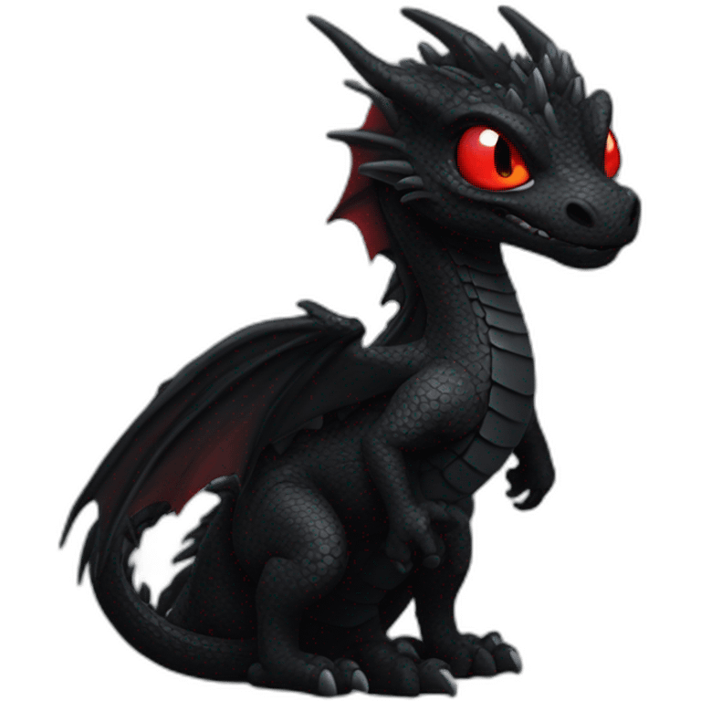 Black-dragon-red-eyes emoji