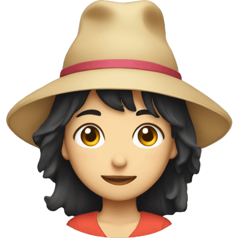 Mizuki with a hat emoji