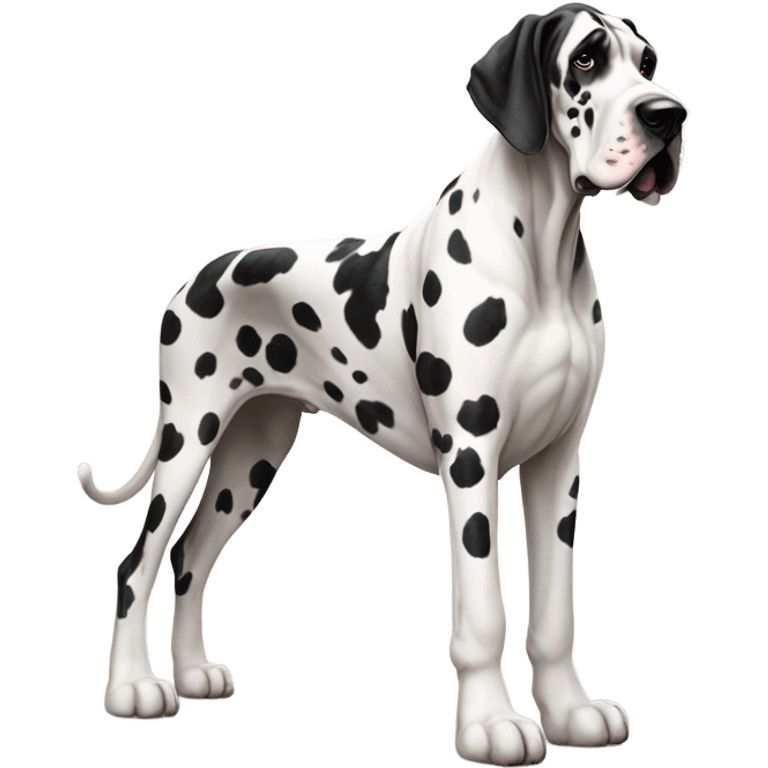 Harlequin Great Dane  emoji