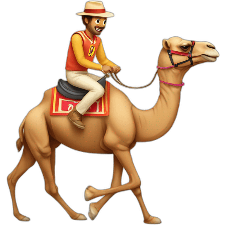 camel racing emoji