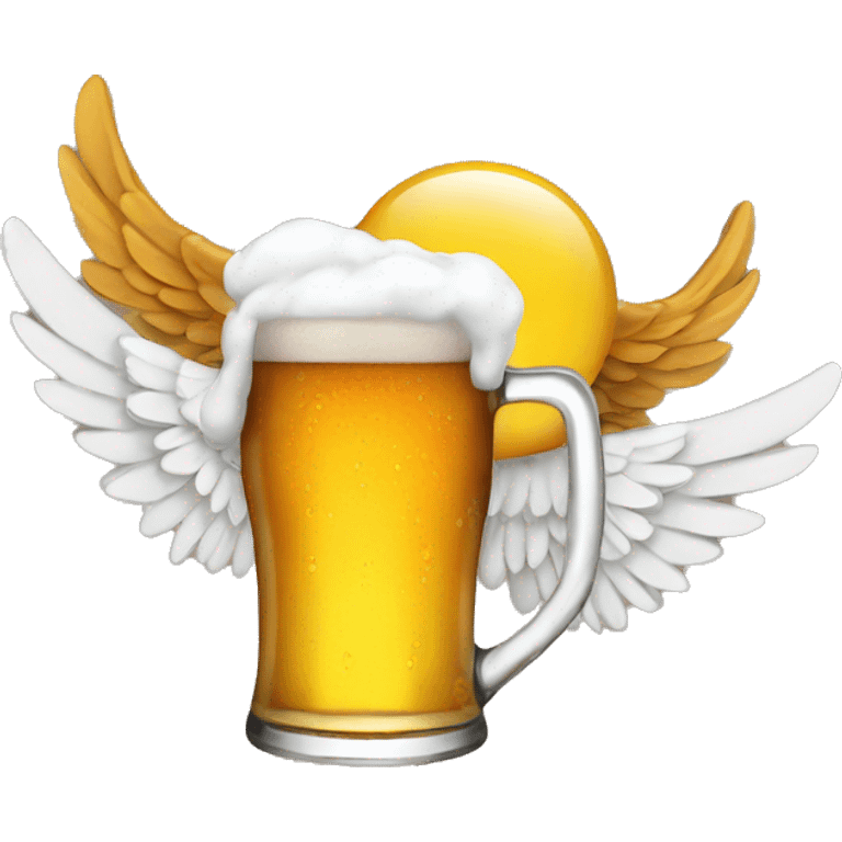 beer with wings emoji