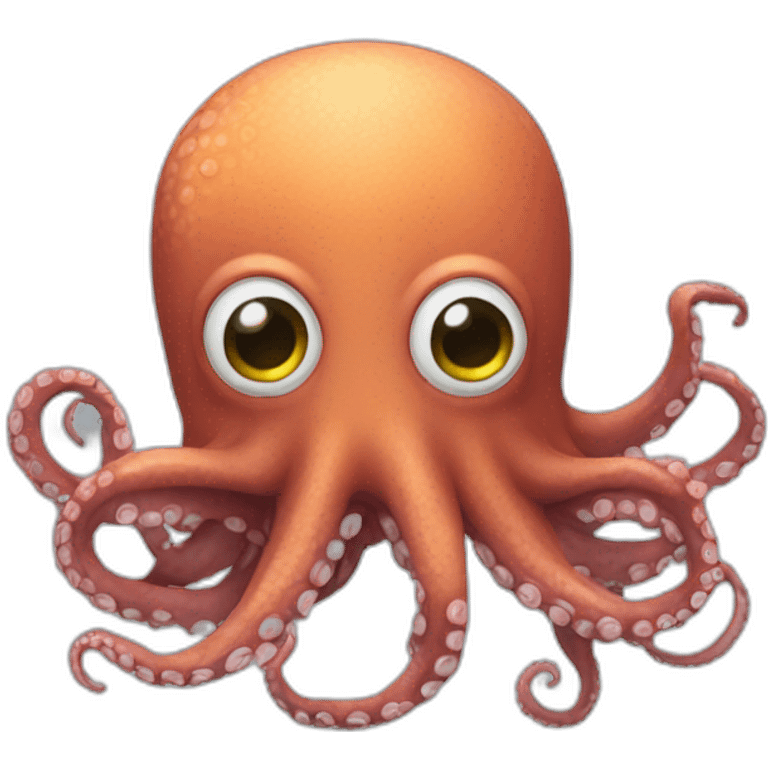 octopus with head minion emoji