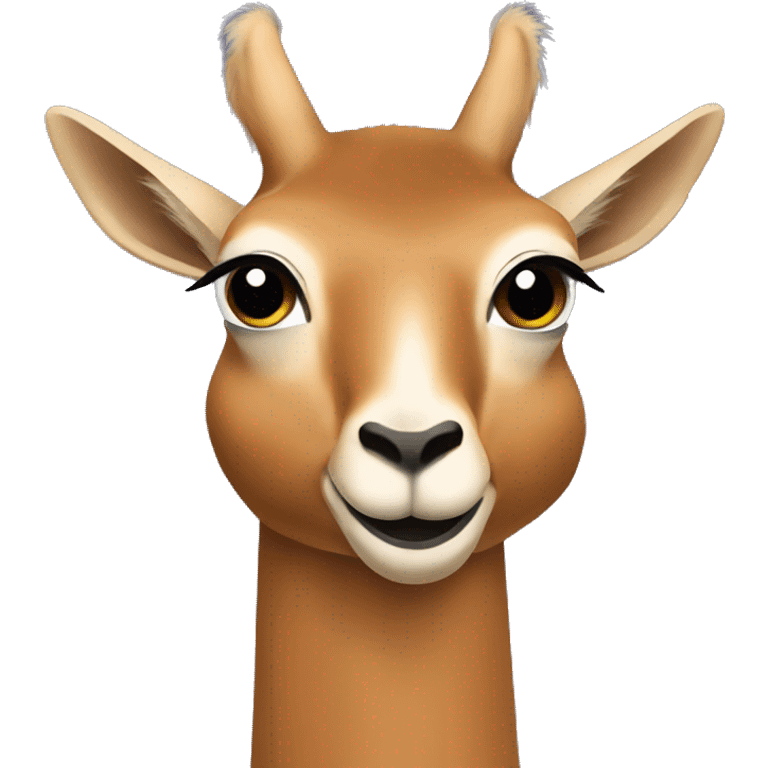 a vicuna wearing a hermes bag emoji