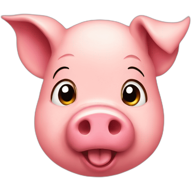 Hungry pig emoji