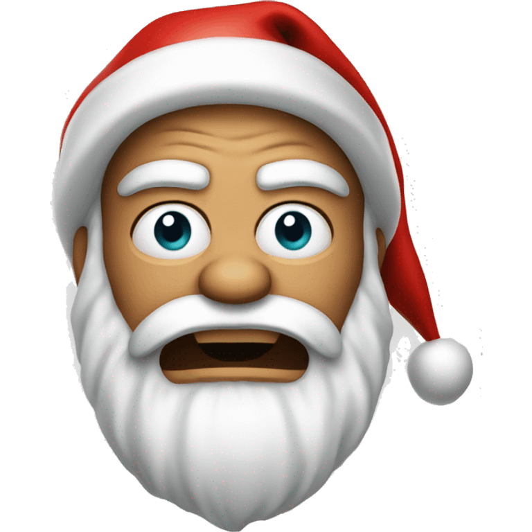 evil Santa clause  emoji