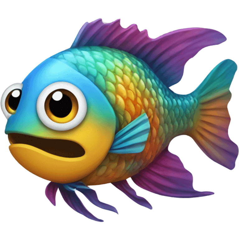 fish in a bandana emoji