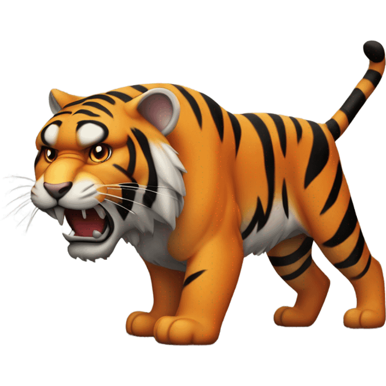 Angry tiger emoji