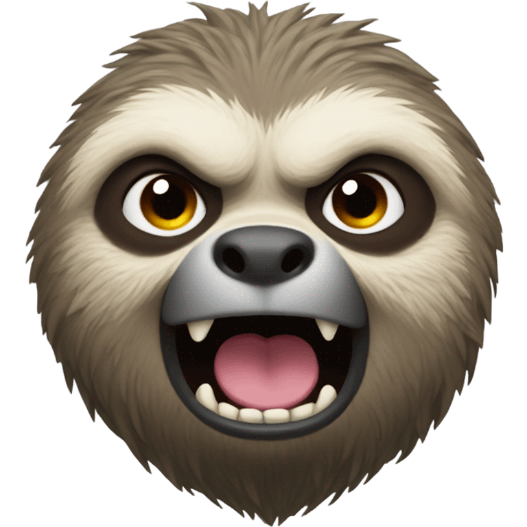 angry sloth emoji