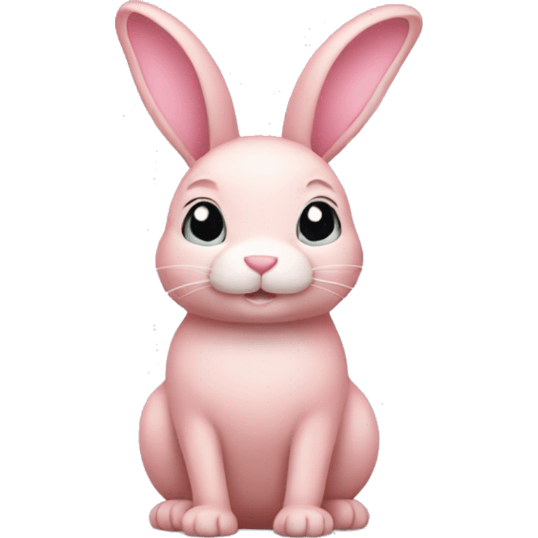 light pink bunny emoji