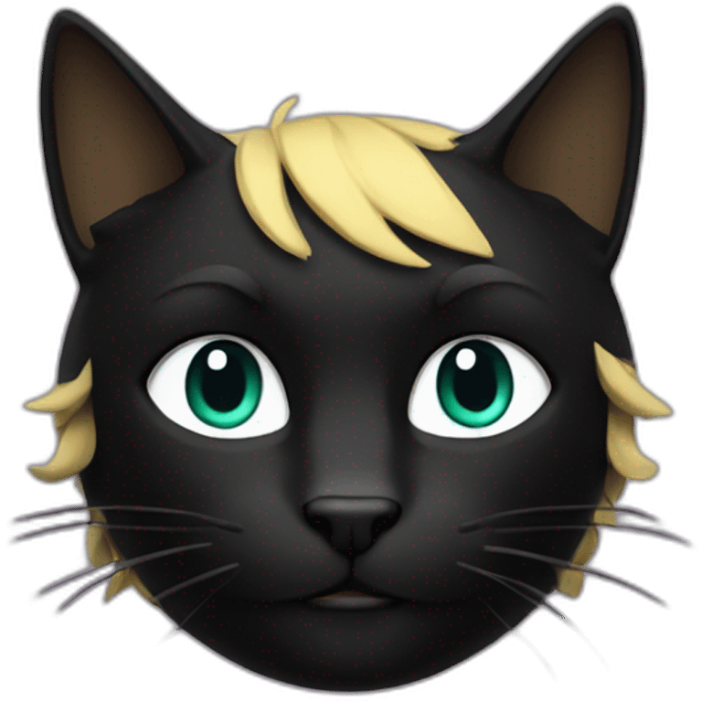 Chat noir emoji