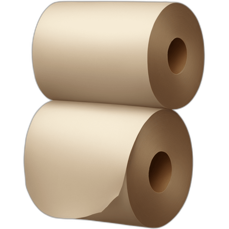 brown toilet paper emoji