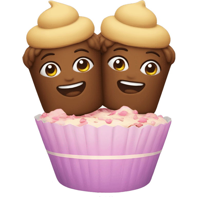 Twin Cupcakes emoji