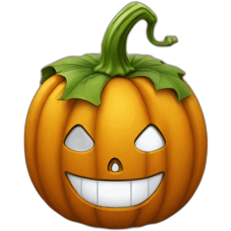 pumpkin with a face emoji