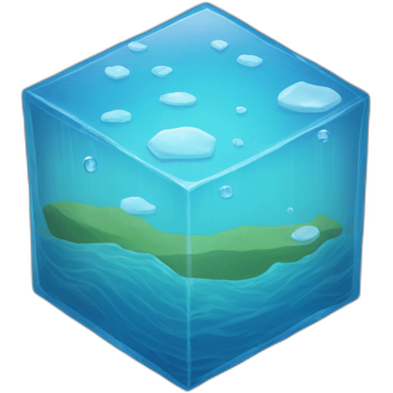 Water cube emoji