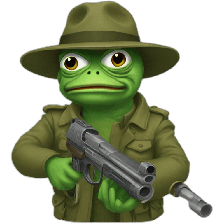 pepe gun emoji