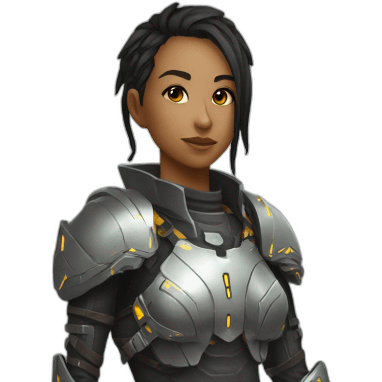 futuristic Technomancer Breastplate armored emoji