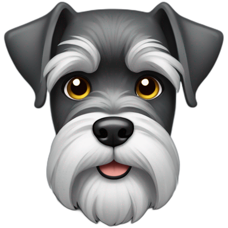 Grumpy schnauzer  emoji