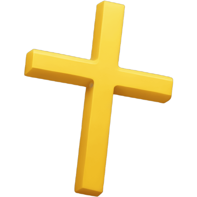 yellow cross out emoji