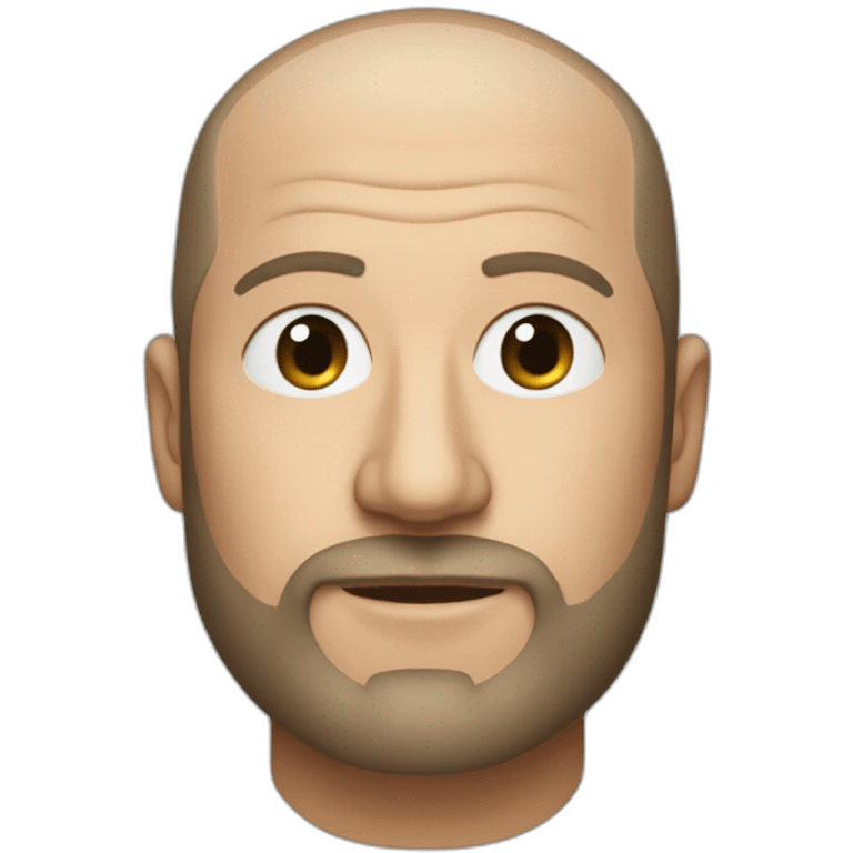 jony ive with 3 days beard emoji