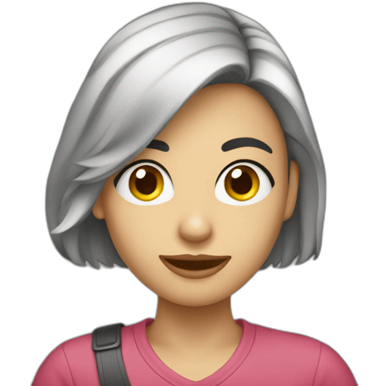 Fotógrafa mujer emoji