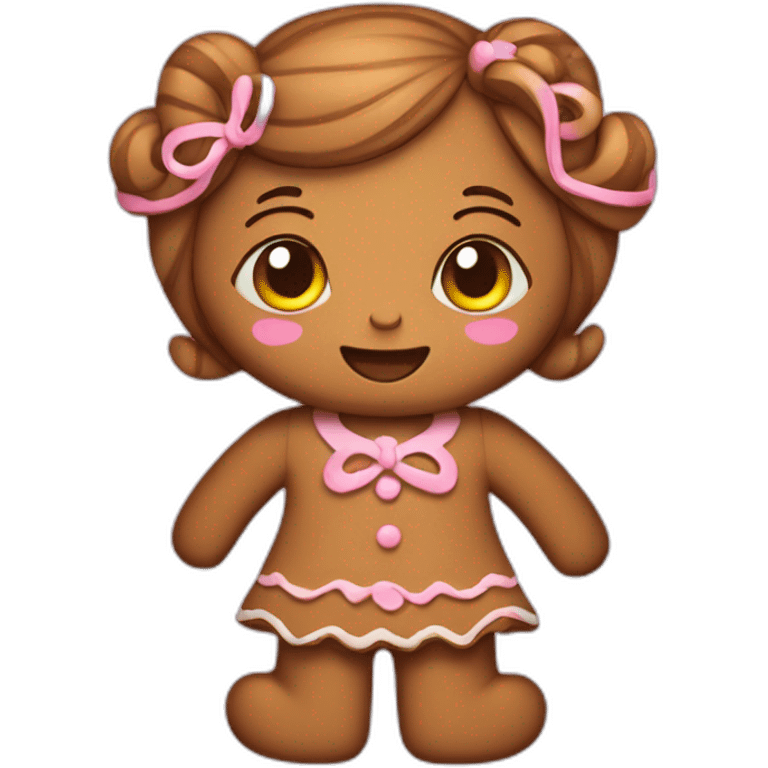 Gingerbread girl  emoji