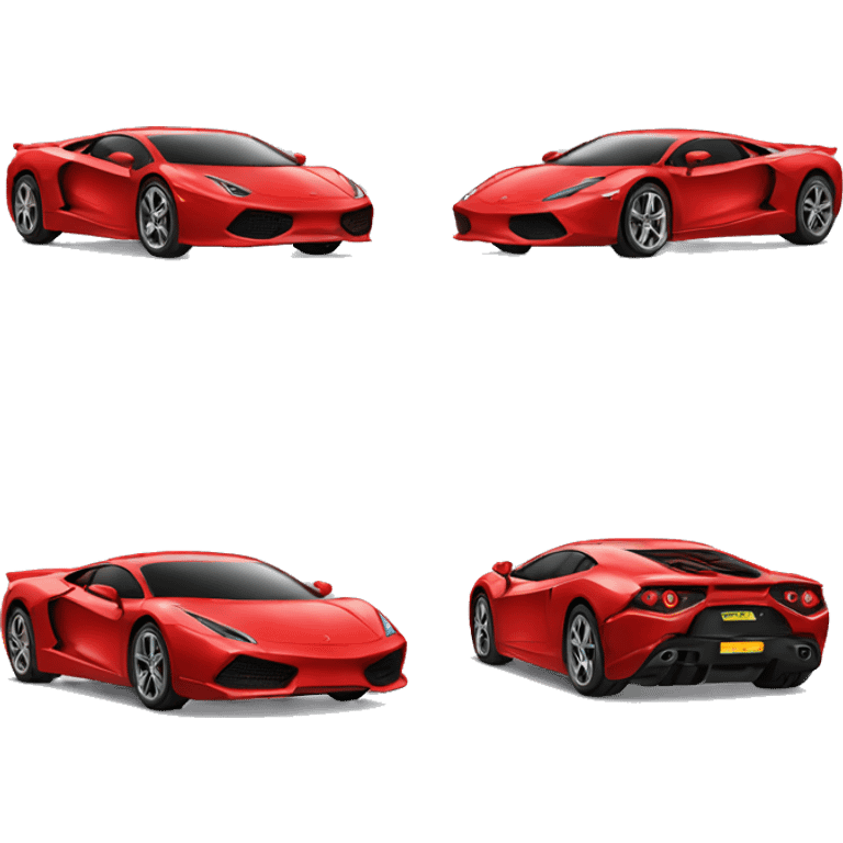 red supercar emoji