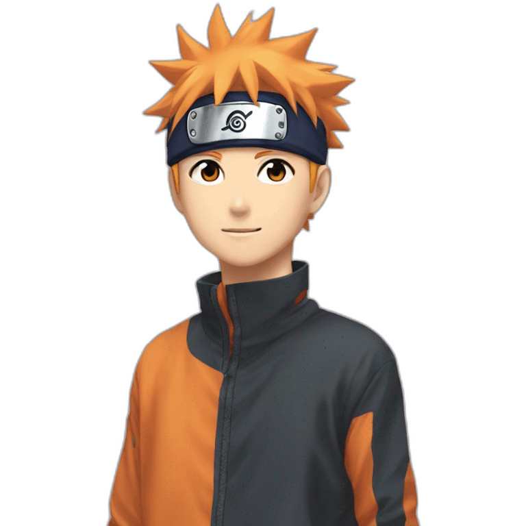 Hinata with naruto emoji