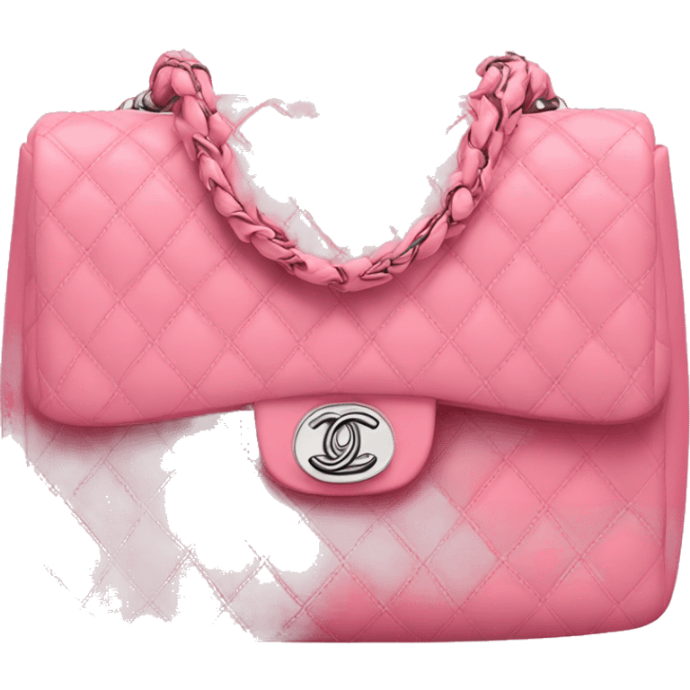 Pink Chanel bag emoji