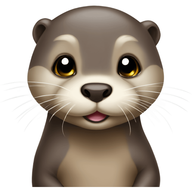 A cute little otter  emoji