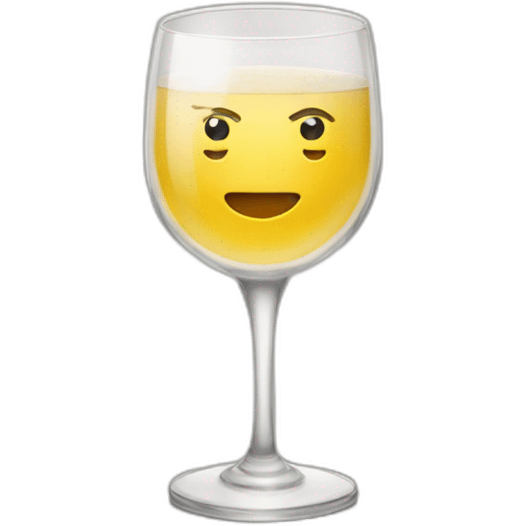 In a glass emoji