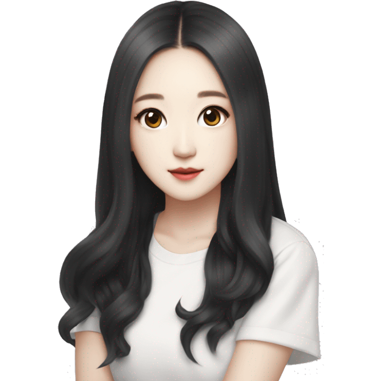 pretty wonyoung from the kpop band called ive emoji