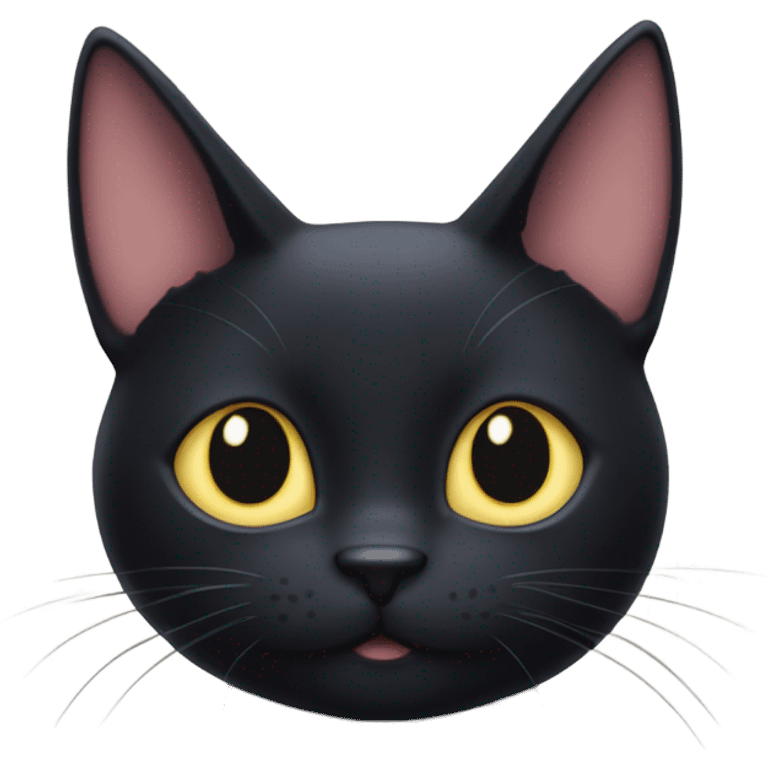 Cat looking like Jiji from Kikis delivery service emoji