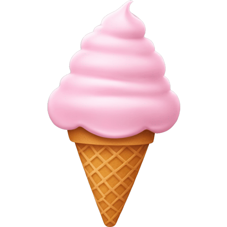 light pink ice cream  emoji