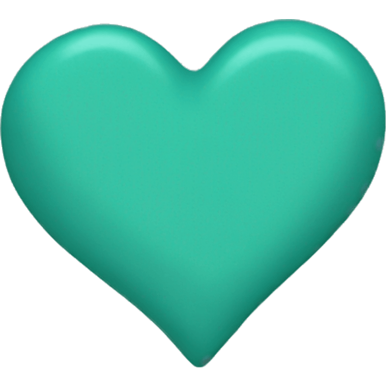 teal colour heart emoji