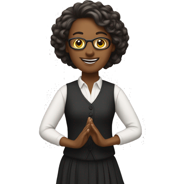 folk dance teacher emoji