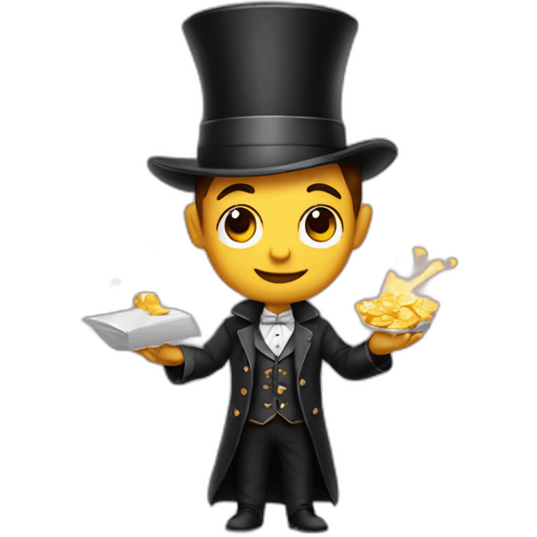 cute magician emoji