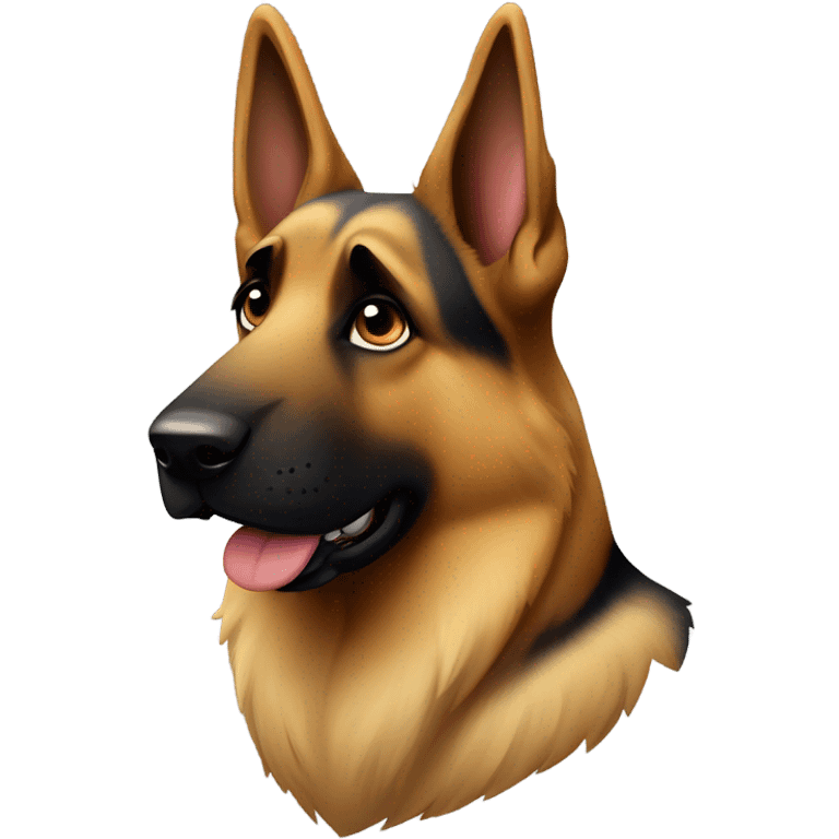 German shepherd emoji