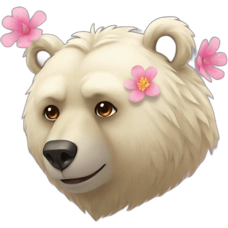 bear 花 emoji